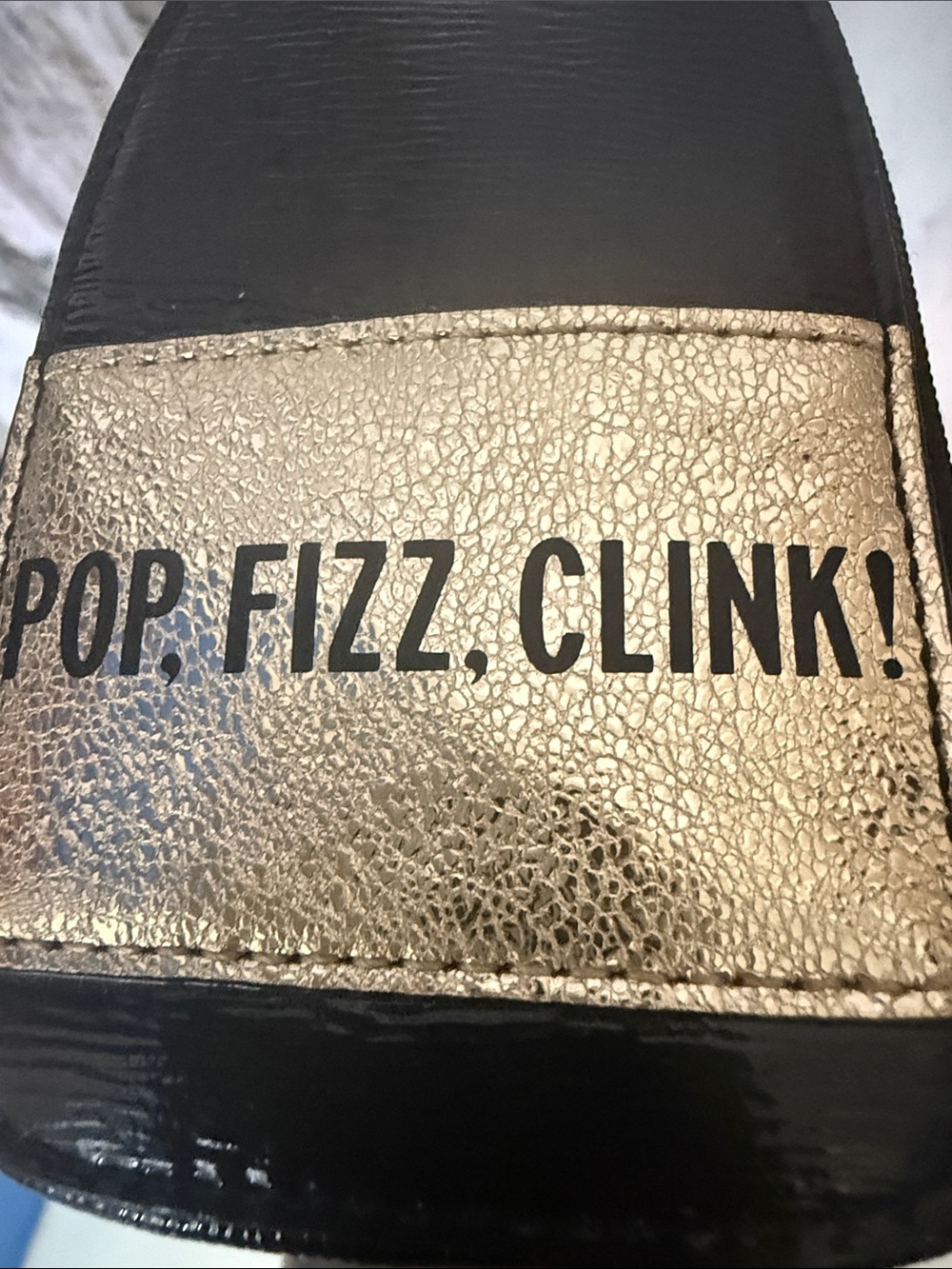 Kate Spade New York "Bubble Over" Champagne Bottle Coin Purse - Picture 5 of 9